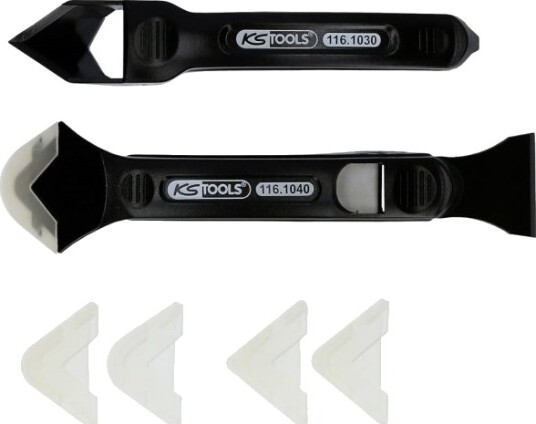 Ks Tools Fugenfix 7 Deler Silikon Skrape- og Avtrekkersett