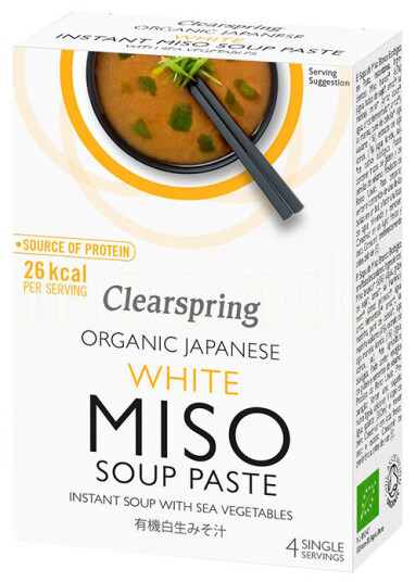Clearspring Miso Soup Paste Hvit M. Tang 60gram