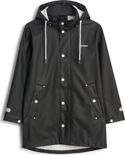Tretorn Juniors' Wings Rain Jacket 122/128, Black Tretorn Juniors' Wings Rain Jacket 122/128, Black