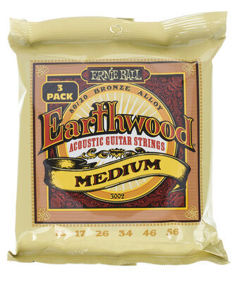 Ernie Ball Earthwood Bronze 3-pack 3002