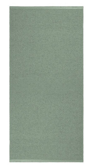 Scandi Living Mellow plastteppe grønn 70 x 250 cm