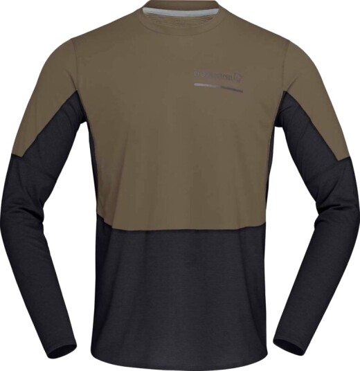 Norrøna Men's Senja Equaliser Lightweight Long Sleeve Grønn XL Man