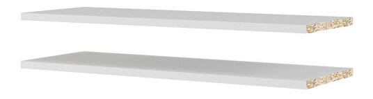 Base hylle 2 l?se hyller 75,5x26,5, hvit. Base hylle 2 l?se hyller 75,5x26,5, hvit.