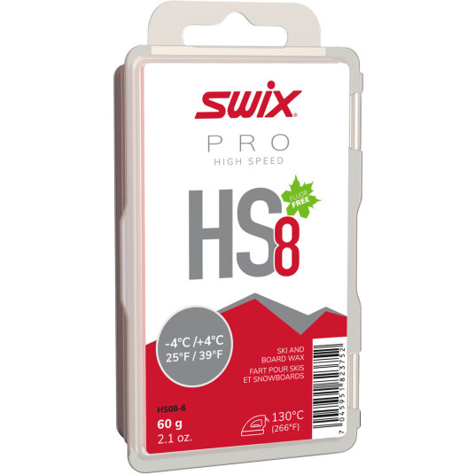 Swix Hs8 Red, -4°c/+4°c, 60g Swix Hs8 Red, -4°c/+4°c, 60g