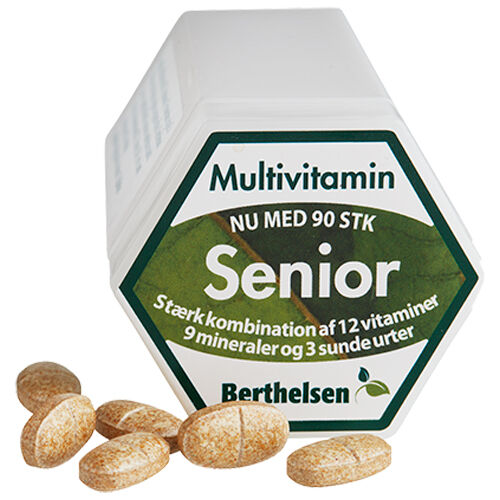 Berthelsen Senior Multivitamin 90 Tabletter Berthelsen Senior Multivitamin 90 Tabletter