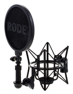 Røde SM6 Mikrofon Shock Mount med Popfilter Svart