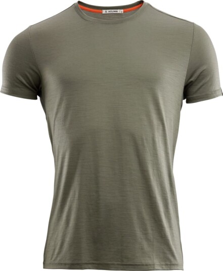 Aclima Men's LightWool T-Shirt Grønn L Man Aclima Men's LightWool T-Shirt Grønn L Man