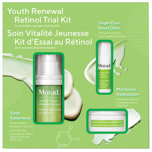 Murad Youth Renewal Retinol Trial Kit 15 + 5 + 15 ml