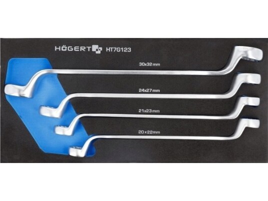 Nøkkelsett Hogert Ht7g123 20-32 Mm 4 Stk. Nøkkelsett Hogert Ht7g123 20-32 Mm 4 Stk.