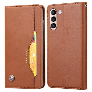 Samsung Galaxy S24+ Card Set Series Lommebok-deksel Brun