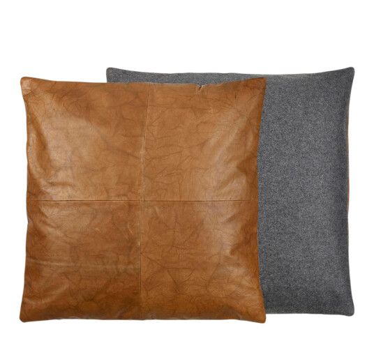 Södahl Pute lodge lær tobacco 60x60 cm Södahl Pute lodge lær tobacco 60x60 cm