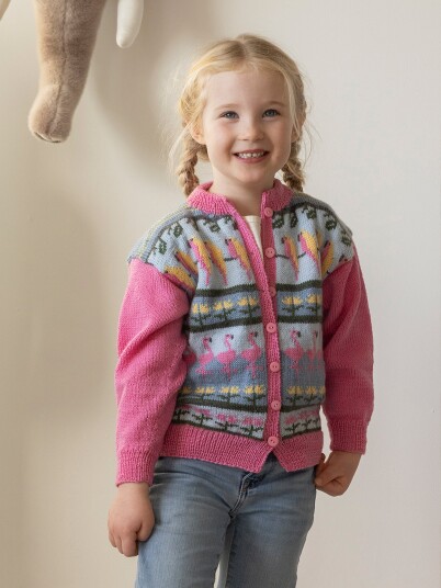 Viking Garn 2401 5 Flamingo Jakke
