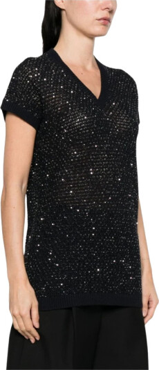 Fabiana Filippi Dame Topper Blå XS,