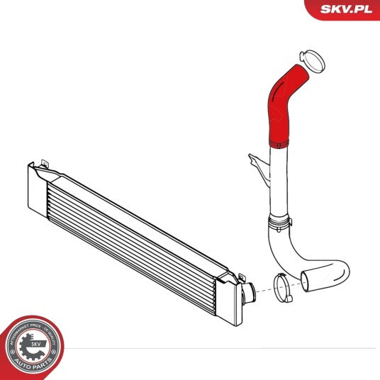 ESEN SKV 24SKV769 Ladeluftslange ESEN SKV 24SKV769 Ladeluftslange