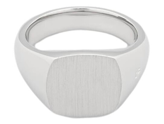 Tom Wood Jewellery Kay Ring Satin Ring Sølv  female 50