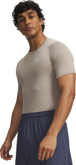 Under Armour Ua Hg Armour Comp Ss - Grey - XL