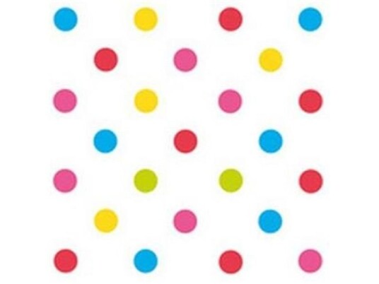 Servietter Susy Card Mix It Dots 33X33 Cm 20 Stk.