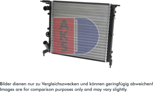 AKS DASIS 180790N Radiator motorkjøling