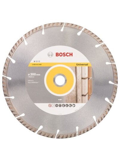Bosch Diamantkappeskive Standard for Universal 300x25.4 300x25.4x3.3x10mm