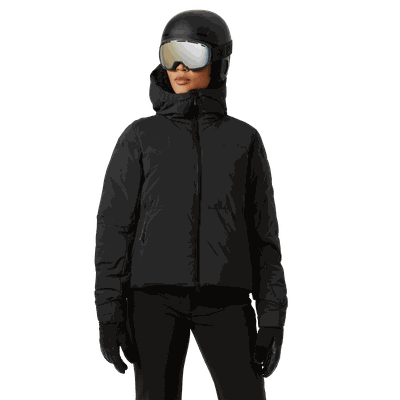Helly hansen Alpine Jacket Nora Short Puffy 23/24 skijakke boblejakke dame Svart XS Helly hansen Alpine Jacket Nora Short Puffy 23/24 skijakke boblejakke dame Svart XS