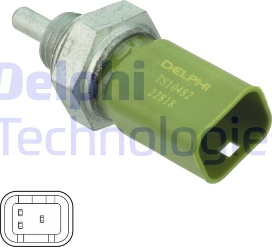 Sensor motortemperatur DELPHI TS10482