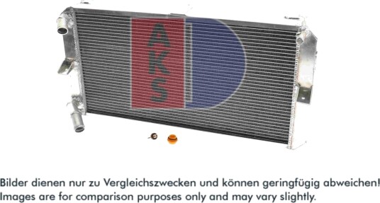 AKS DASIS 080015AL Radiator motorkjøling