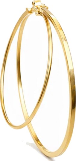Jane Koenig Big Double Olympia Hoop Gold ONE SIZE Jane Koenig Big Double Olympia Hoop Gold ONE SIZE