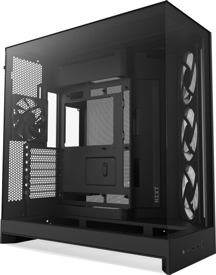 NZXT H9 Flow RGB Midi Tower Kabinett - Svart, 2025