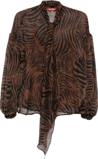 Max Mara Dame Bluser & Skjorter Brun XS,