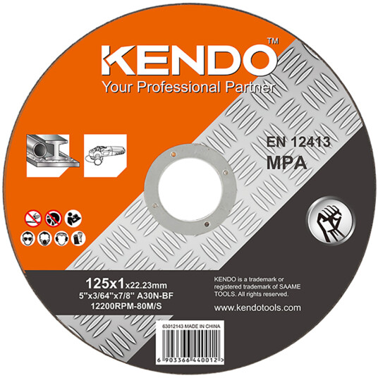 KENDO KUTTESKIVE METALL Ø125MM