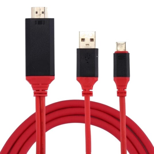 USB-C til HDMI adapter 2 m