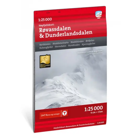 Høyfjellskart Røvassdalen & Dunderlandsdalen Høyfjellskart Røvassdalen & Dunderlandsdalen