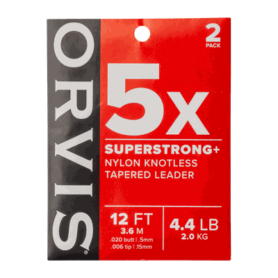 Orvis Super Strong Plus Leaders 12' 5x fortom 5x Orvis Super Strong Plus Leaders 12' 5x fortom 5x