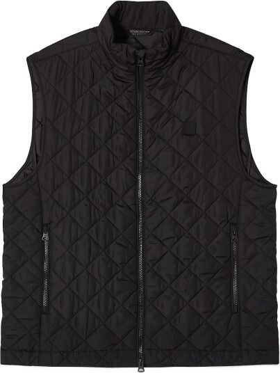 Lexington Clothing Classic Quilted Vest Black S