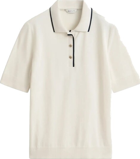 Gant Reg Seamless Ss Polo Cream M
