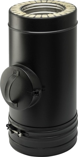 150 mm Metalbestos Trelengde 500 mm med rengjørings  og inspeksjonsluke 150mm x 500mm