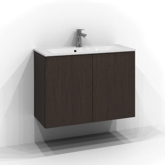 Svedbergs Poem Plan Servantskap Slim D35 med 2 Dører Brun ask / 80cm SV-3358153
