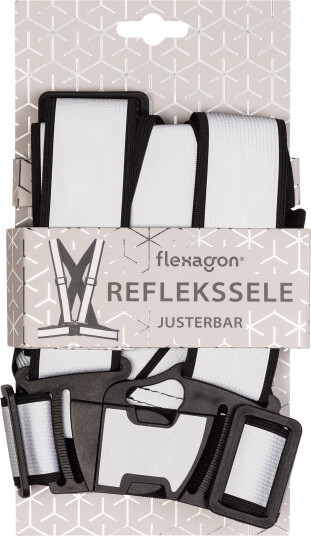 Flexagon reflekssele svart 1 stk