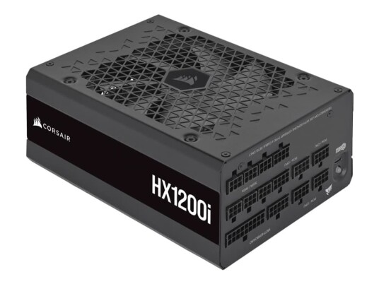 CORSAIR HXi Series HX1200i - Strømforsyning intern - fullt modulært ultralavt støynivå - ATX12V 3.0 - 80 PLUS Platinum - AC 100-240 V - 1200 watt