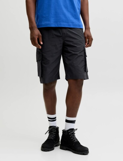 Jack & Jones Jpstcole Ivan Tech Cargo Jogger Shorts Black S