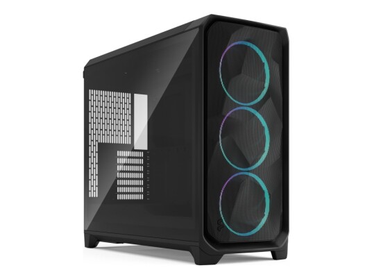 Fractal Design Meshify 3 XL RGB Midtårnkabinett med Herdeglass Sort/lys tint Fractal Design Meshify 3 XL RGB Midtårnkabinett med Herdeglass Sort/lys tint