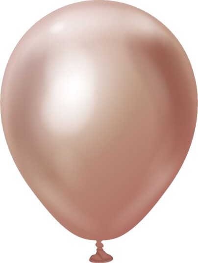 Ballongkungen Ballonger Professional Mini Rose Gold Chrome 100-pakning 1055007-100