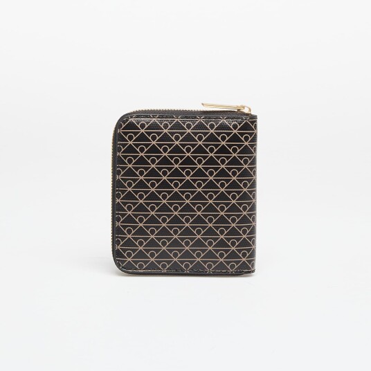 Calvin Klein Emblem Aop Square Zip Around - Black - ONE SIZE