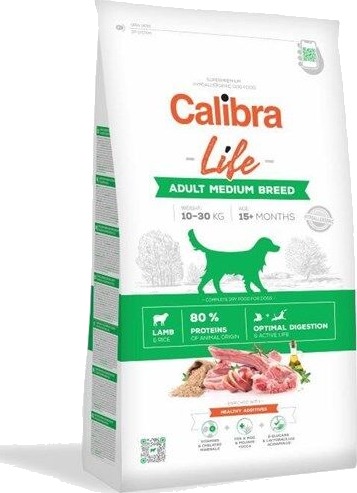 Calibra Adult Dog Life Medium Breed Tørrfôr Til Hund Lamb 2.5 kg