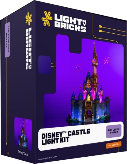 Light My Bricks Disney Castle lyssett