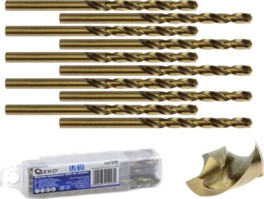 Geko Drill Hss Koboltbor For Metall 3,5 Mm (10/1890) Geko Drill Hss Koboltbor For Metall 3,5 Mm (10/1890)