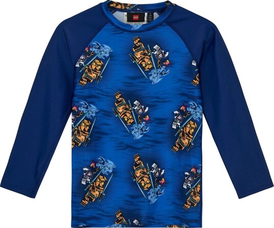 LEGO® Ninjago Badetop   LWAris   UV40+   Dark Blue   LEGO® Wear   4 år (104)   Badetøy   Blå