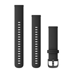 Garmin Hurtigutløsningsrem (18 Mm), Sort Med Skifergrå Anordning
