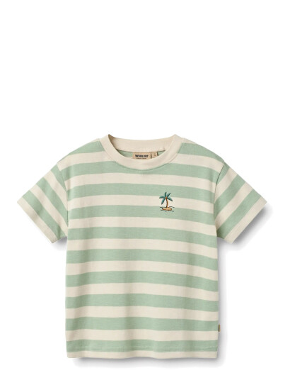 Wheat T Shirt S/S Liam Green 110 Wheat T Shirt S/S Liam Green 110