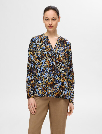 Selected Slfirene Ls Aop Top Noos - Multi/patterned - 34